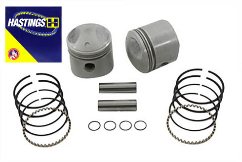 Motorshop Replica 74 inch Overhead Valve Piston Set .040 Oversize - 11-0220