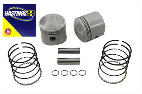 Motorshop Replica 74 inch Overhead Valve Piston Set .070 Oversize - 11-0223