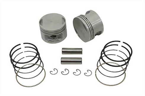 Motorshop Replica 883cc Piston Set .005 Oversize - 11-0242