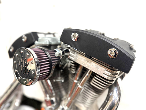 V-Twin Evolution Shovelhead Rocker Box Cover Set - 11-0278
