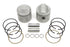 Motorshop 1000cc Piston Set .010 Oversize - 11-0301