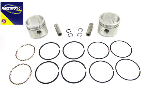 Motorshop 74 inch Overhead Valve Piston Set Standard Size - 11-0307