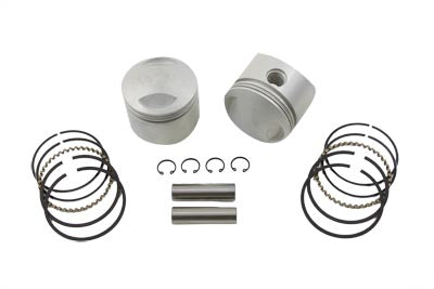 Motorshop Standard Size 80 inch Overhead Valve Piston Set - 11-0317