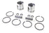Motorshop 45 inch WL/G Piston Kit .005 inch Oversize - 11-0384