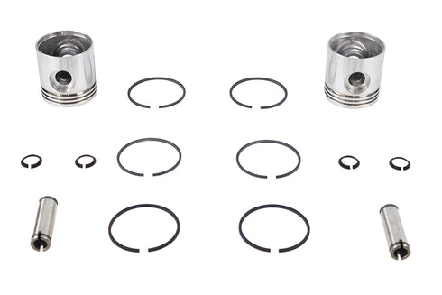 Motorshop 45 inch WL/G Piston Kit .010 inch Oversize - 11-0401