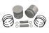 Motorshop 3-7/16 inch Piston Set .010 Oversize - 11-0409