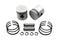 Eastern 3-5/16 inch Piston Set .030 Oversize - 11-0418