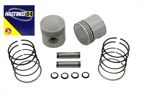 Motorshop 61 inch Overhead Valve 3-5/16 inch Piston Set Standard Size - 11-0426