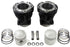 Motorshop Replica 61 inch Knucklehead Cylinder Set Black - 11-0506