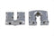 Motorshop Shovelhead Rocker Box Cover Set Chrome - 11-0534