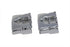Motorshop Shovelhead Rocker Box Cover Set Chrome - 11-0534