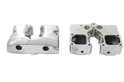 Motorshop Shovelhead Rocker Box Cover Set Chrome - 11-0534