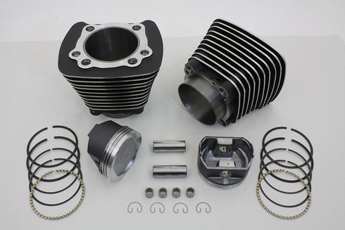 Motorshop 883cc to 1200cc Cylinder and Piston Conversion Kit Black - 11-0595