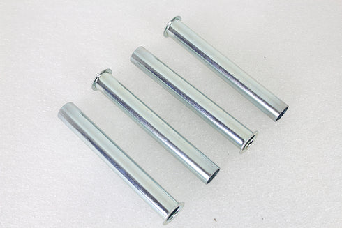 V-Twin Replica Inner Pushrod Cover Tube Set White Zinc Plated - 11-1072