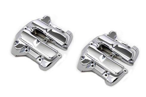 Motorshop M8 Rocker Box Cover Set Chrome - 11-1080