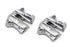Motorshop M8 Rocker Box Cover Set Chrome - 11-1080
