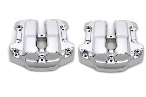 Motorshop M8 Rocker Box Cover Set Chrome - 11-1080