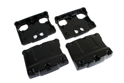 Motorshop Gloss Black TC-88 Rocker Box Set - 11-1086