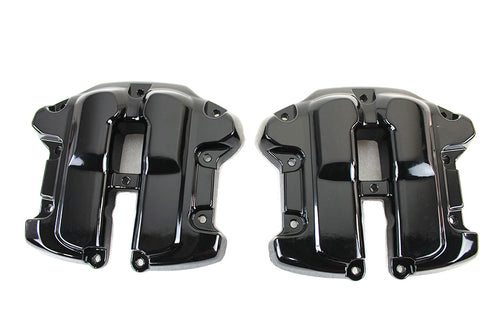 Motorshop M8 Rocker Box Cover Set Black - 11-1087