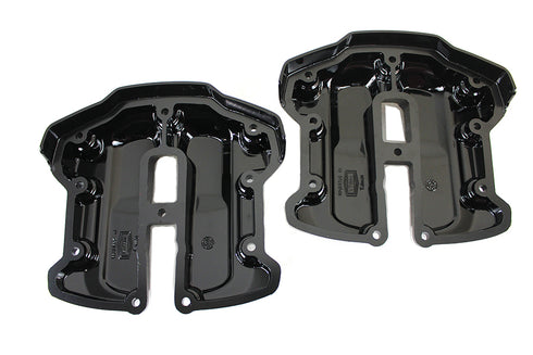 Motorshop M8 Rocker Box Cover Set Black - 11-1087