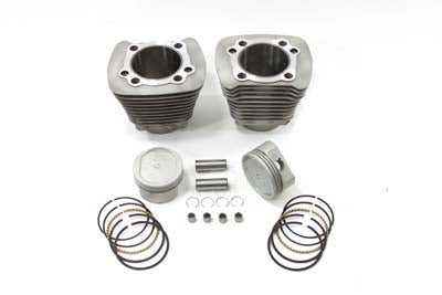 Motorshop 883cc to 1200cc Cylinder and Piston Conversion Kit Silver - 11-1104