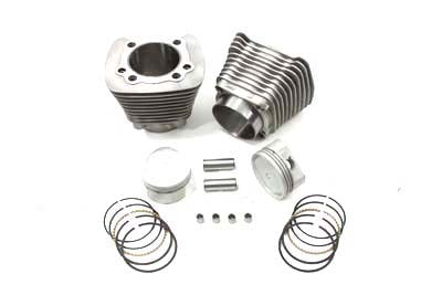Motorshop 883cc to 1200cc Cylinder and Piston Conversion Kit Silver - 11-1104