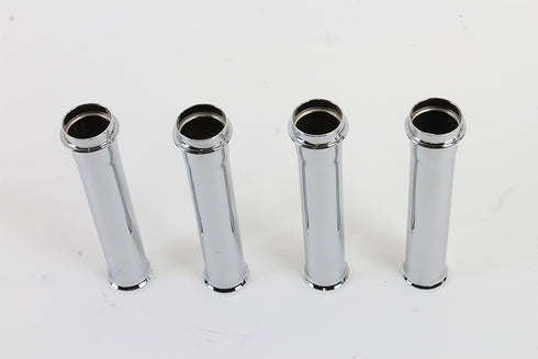 Motorshop M8 Lower Pushrod Cover Set Chrome - 11-1137