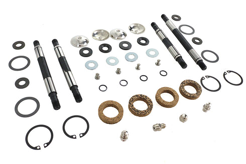 V-Twin 1936 Knucklehead Rocker Shaft and Cap Kit - 11-1143