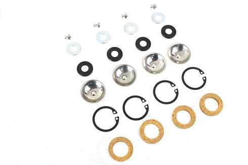 V-Twin 1936 Knucklehead Rocker Nut Kit - 11-1199