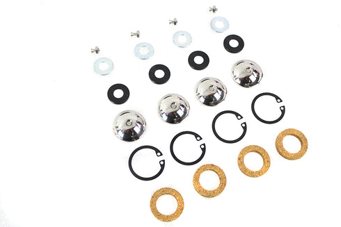 V-Twin 1936 Knucklehead Rocker Nut Kit - 11-1199