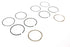 Rowe 80 inch Shovelhead Piston Ring Set Standard - 11-1244