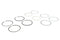 Rowe 3-1/2 inch Evolution Piston Ring Set .005 Oversize - 11-1292