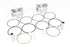 Wiseco Wiseco Tracker Series 883cc Piston Set .030 Oversize - 11-1326