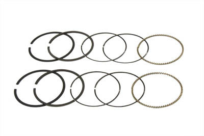 Hastings Rings 74 inch Moly Piston Ring Set .080 Oversize - 11-1376