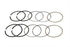 Hastings Rings 74 inch Moly Piston Ring Set .080 Oversize - 11-1376
