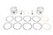 Motorshop Replica 74 inch Overhead Valve Piston Set .005 Oversize - 11-1652