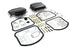 V-Twin Panhead Evolution Rocker Box Set Black - 11-1658