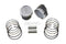 Motorshop 883cc to 1200cc Conversion Piston Set .005 Oversize - 11-1700