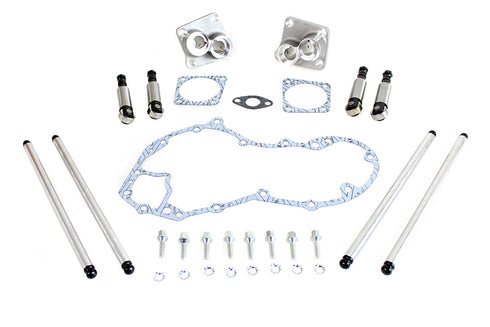 Motorshop Chrome Tappet and Pushrod Kit - 11-1715