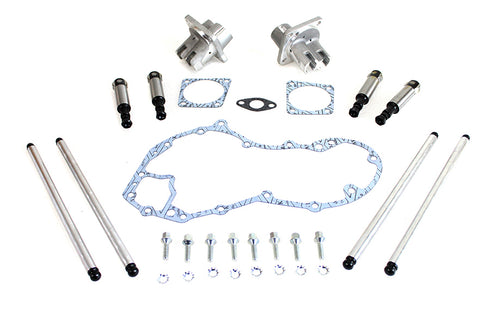 Motorshop Chrome Tappet and Pushrod Kit - 11-1715