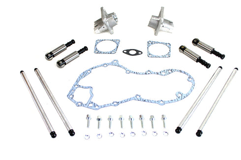 Motorshop Chrome Tappet and Pushrod Kit - 11-1715