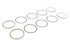 Rowe 1000cc Piston Ring Set .050 Oversize - 11-1721