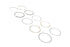 Rowe 883cc Piston Ring Set .005 Oversize - 11-1733