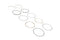 Rowe 883cc Piston Ring Set .030 Oversize - 11-1736