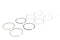 Rowe 883cc Piston Ring Set .040 Oversize - 11-1737
