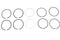 Rowe 74 inch Piston Ring Set .030 Oversize - 11-1747