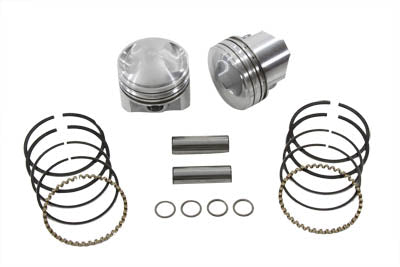 Keith Black 74 inch FLH-FX Piston Set .005 Oversize - 11-2201