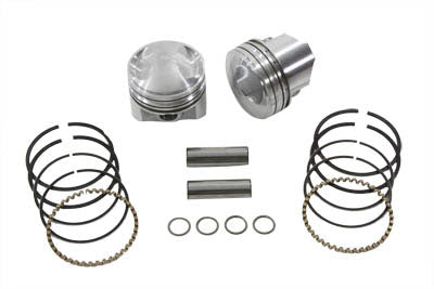 Keith Black 74 inch FLH-FX Piston Set .030 Oversize - 11-2204