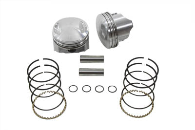 Keith Black 80 inch FLH-FX Piston Set .010 Oversize - 11-2236