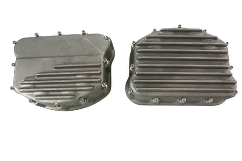 V-Twin Finned Panhead Rocker Box Cover Set - 11-2575